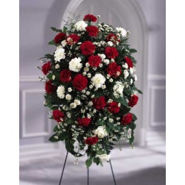 The Crimson and White Standing Spray